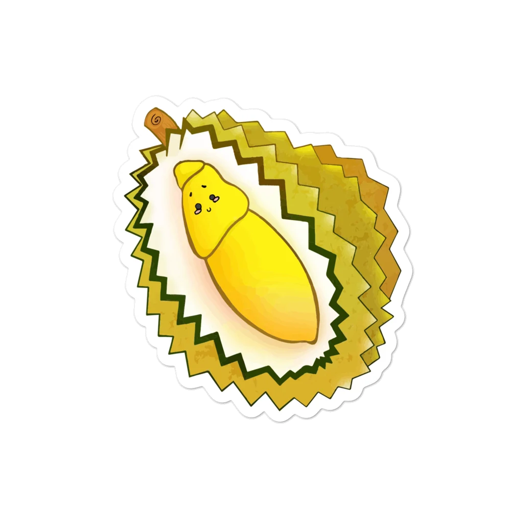 Durian Bubble-free sticker - Image 3