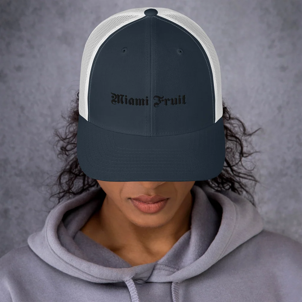 Miami Fruit Tattoo Trucker Cap - Image 11
