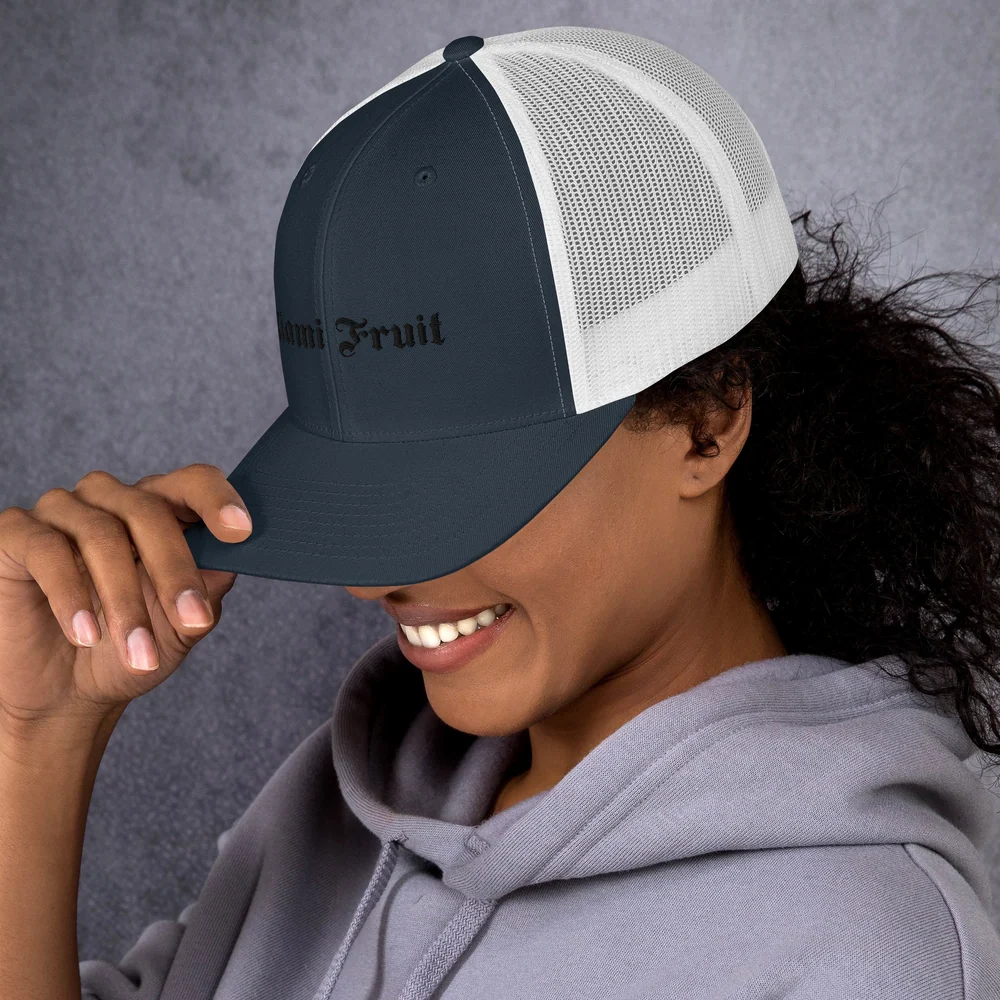 Miami Fruit Tattoo Trucker Cap - Image 12