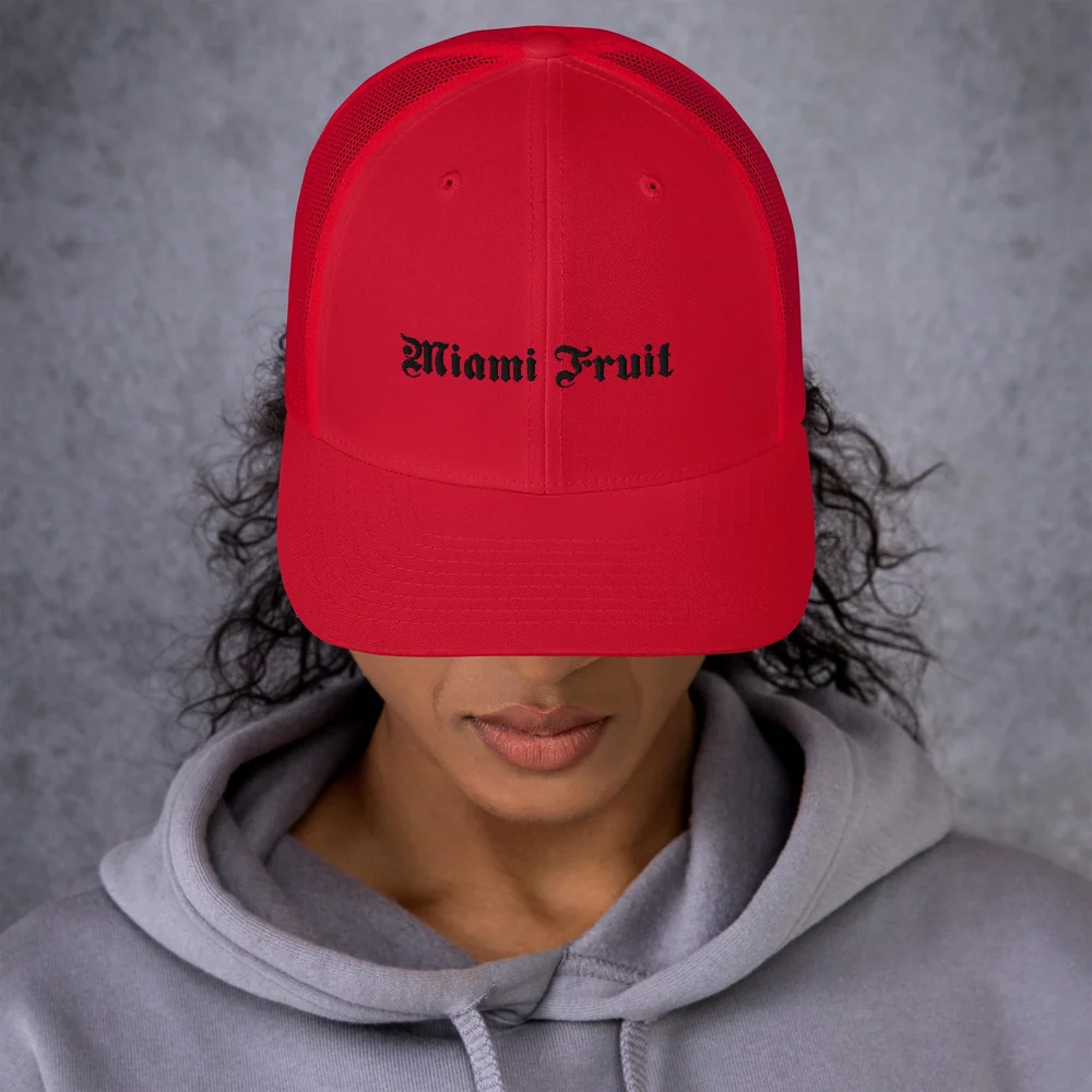 Miami Fruit Tattoo Trucker Cap - Image 14