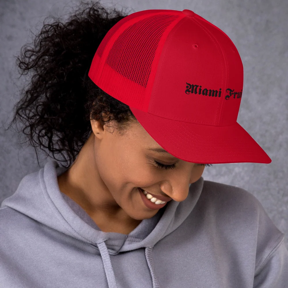 Miami Fruit Tattoo Trucker Cap - Image 16