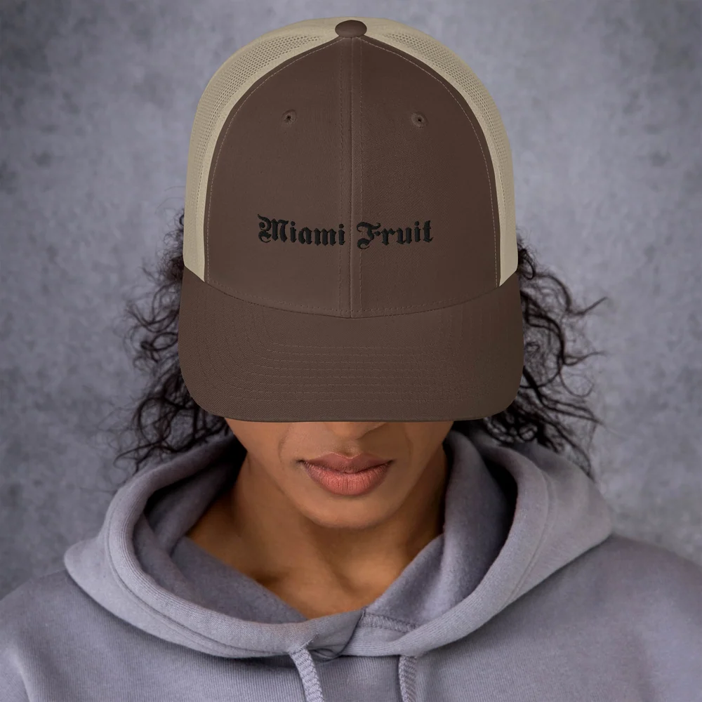 Miami Fruit Tattoo Trucker Cap - Image 17