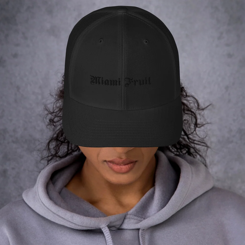 Miami Fruit Tattoo Trucker Cap - Image 2
