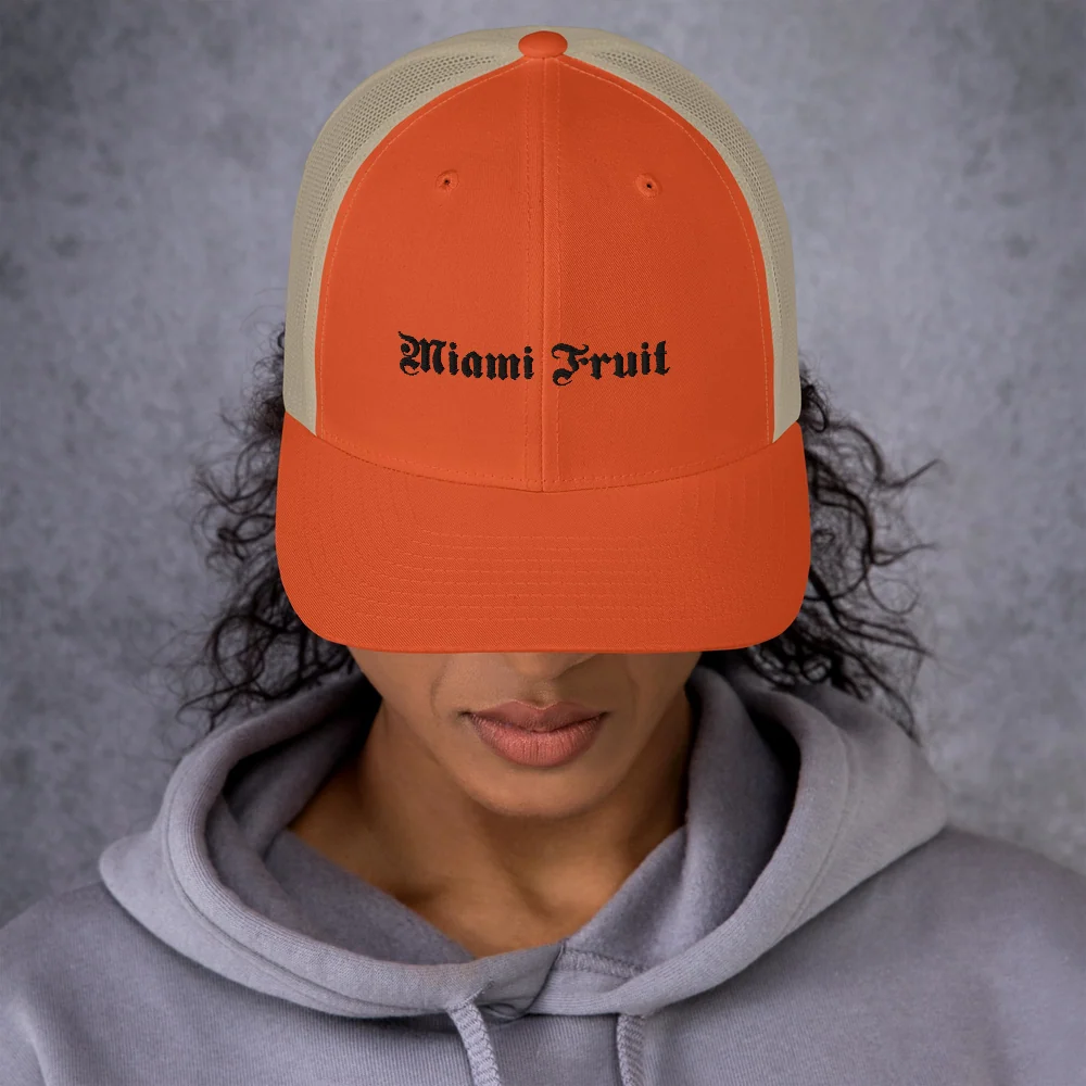 Miami Fruit Tattoo Trucker Cap - Image 20