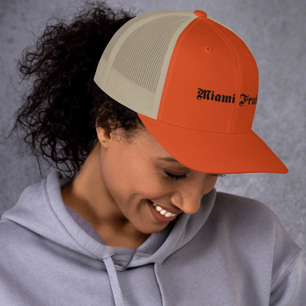 Miami Fruit Tattoo Trucker Cap - Image 22