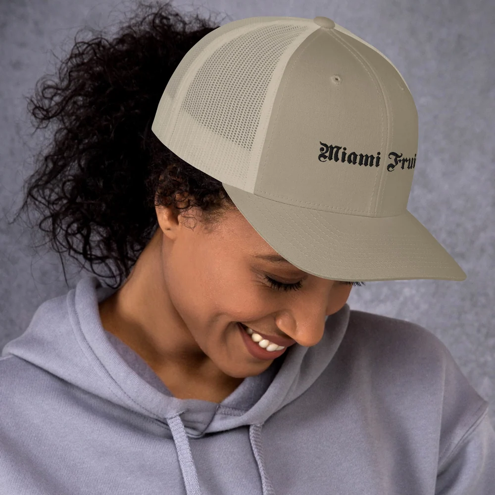 Miami Fruit Tattoo Trucker Cap - Image 27