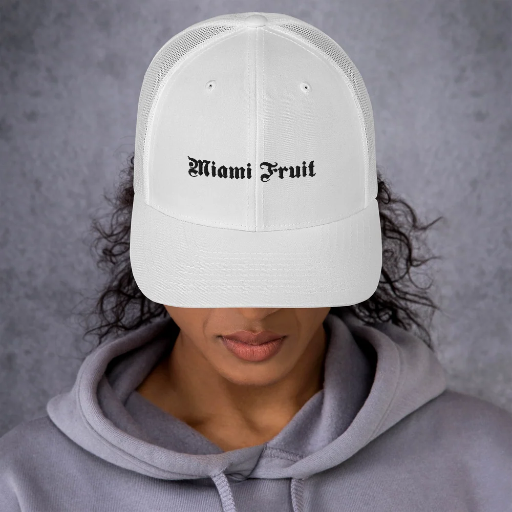 Miami Fruit Tattoo Trucker Cap - Image 28