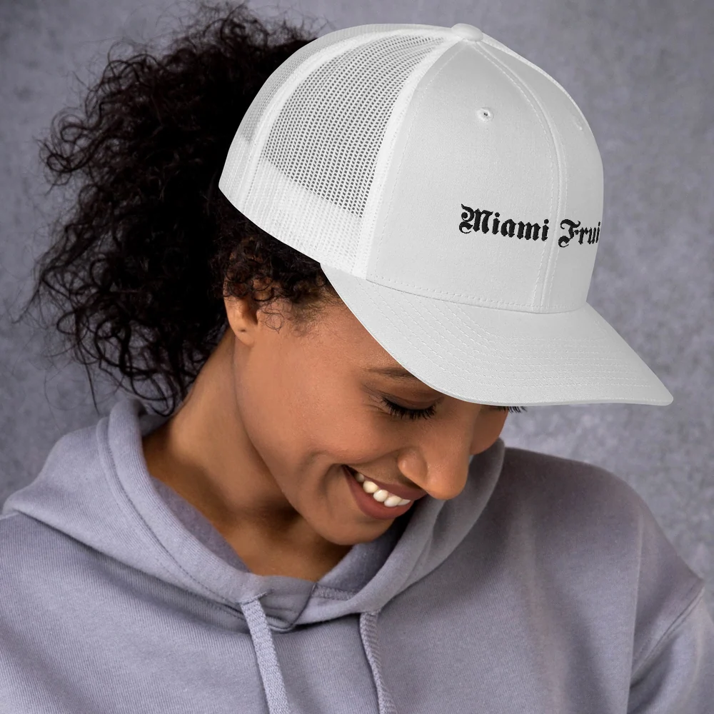 Miami Fruit Tattoo Trucker Cap - Image 30