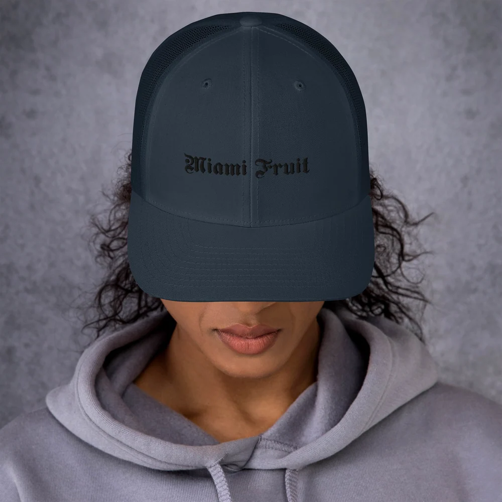 Miami Fruit Tattoo Trucker Cap - Image 8